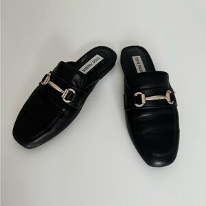 Steve Madden Black Loafers